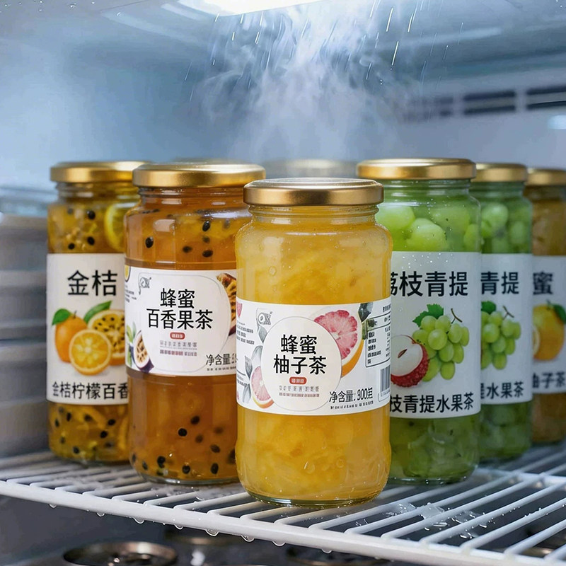 蜂蜜柚子茶正品官方旗舰店金桔柠檬百香果茶冲饮水果花茶酱泡水喝