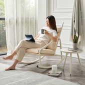 室内阳台小桌椅藤编椅子茶几组合简约休闲摇椅户外茶桌藤椅三件套