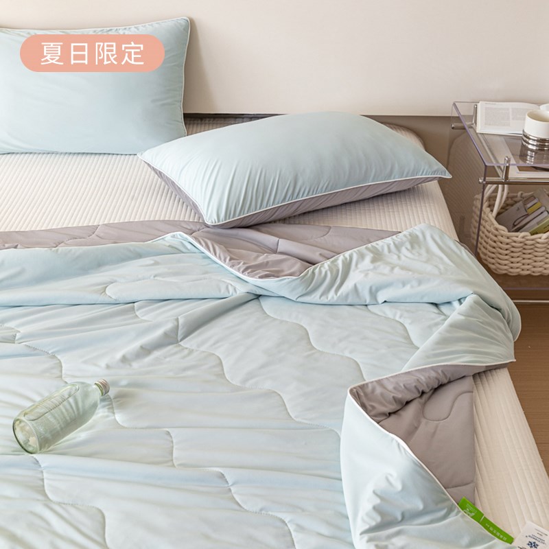 A类冰激凌夏被轻薄透气空调被即可凉感夏凉被可机洗瓜瓜被