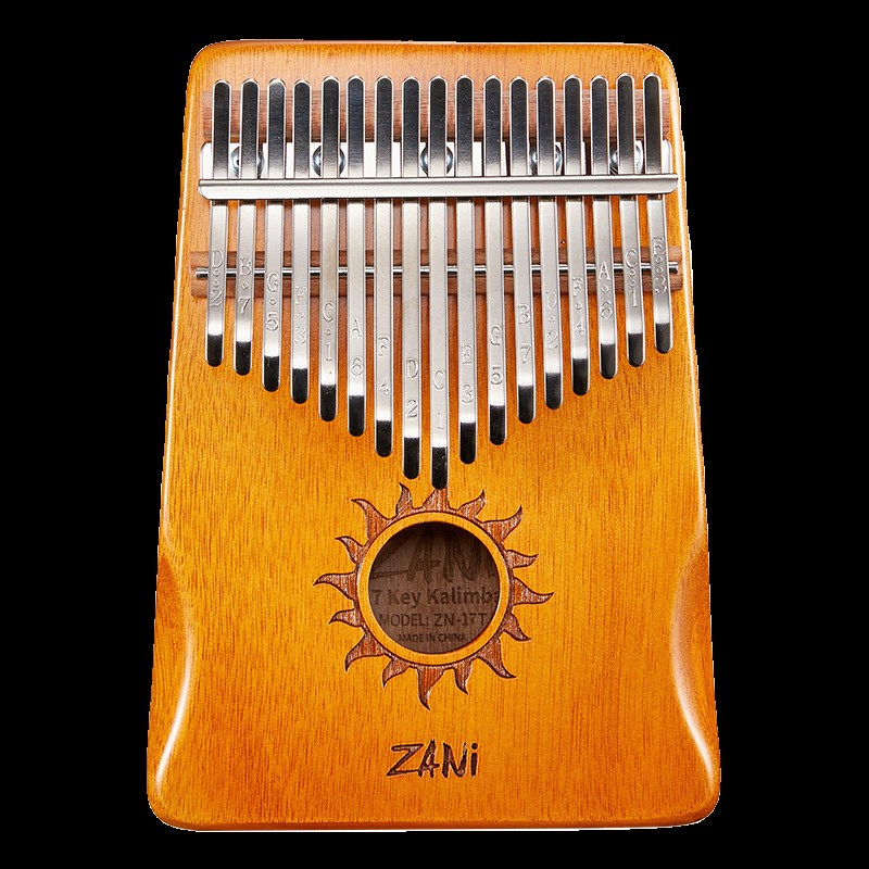 zani拇指琴17音卡林巴琴桃花芯手指钢琴小众乐器五指琴实木21音
