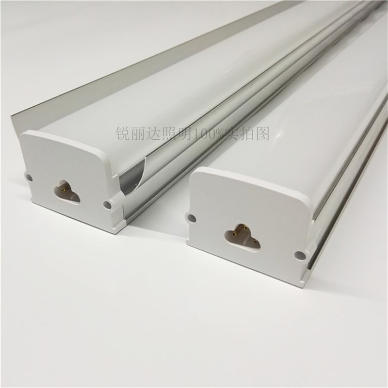 新款T15LED灯管带罩50W70W一体化支架1.2米超市办公室工作台灯照