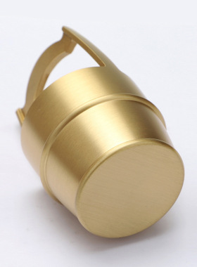 黄铜一桶金摆件子孙桶开业礼品办公室纯铜乔迁婚嫁铜水桶客厅装饰