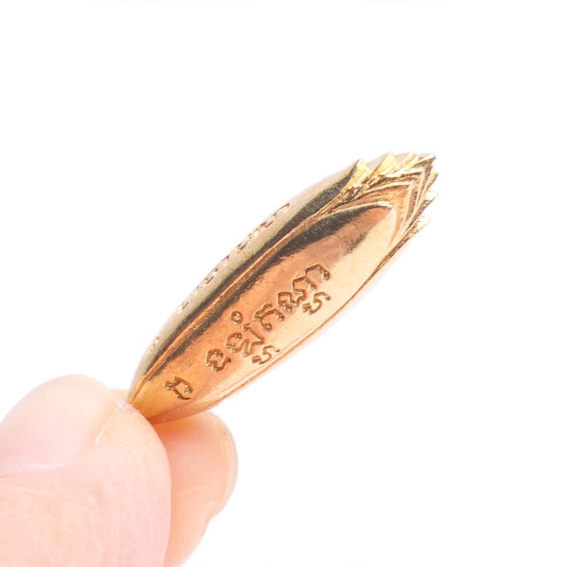 泰国佛牌 龙婆马哈苏拉萨 2565年百万富贵花 项链吊坠 耳环挂件