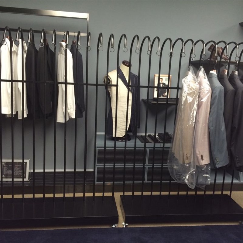 服装展示架童装婚纱货架高档铁艺复古女装店落地个性服装架挂衣架