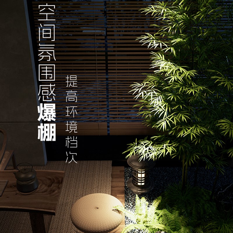 迷你一束聚光led明装轨道灯射灯小角度嵌入式氛围灯茶室餐桌摆件