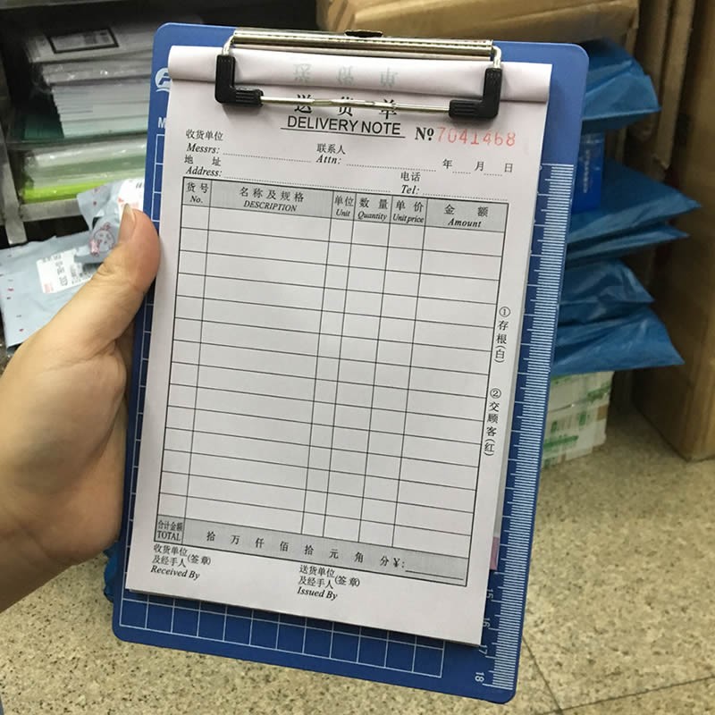 板夹a4文件夹写字板塑料夹纸板A5票据夹A6菜单夹收纳书写板夹文具