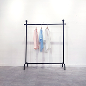 店货架衣架陈列侧挂落地式 架简约正挂男女装 店展示架铁艺服装 服装