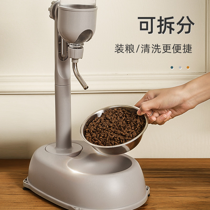 狗狗挂式喝水器不湿嘴饮水机自动悬挂喂食碗猫咪喂水水壶宠物用品