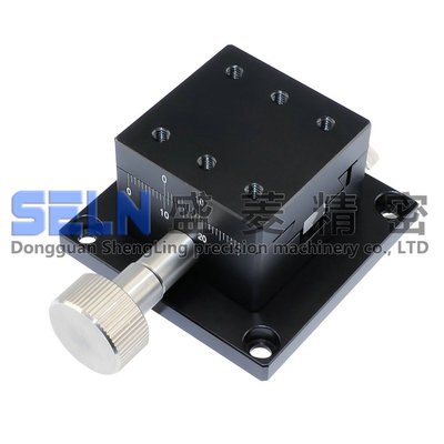 售X轴LWX4040带底板调节燕尾槽手动平台齿轮齿条驱动位移滑台