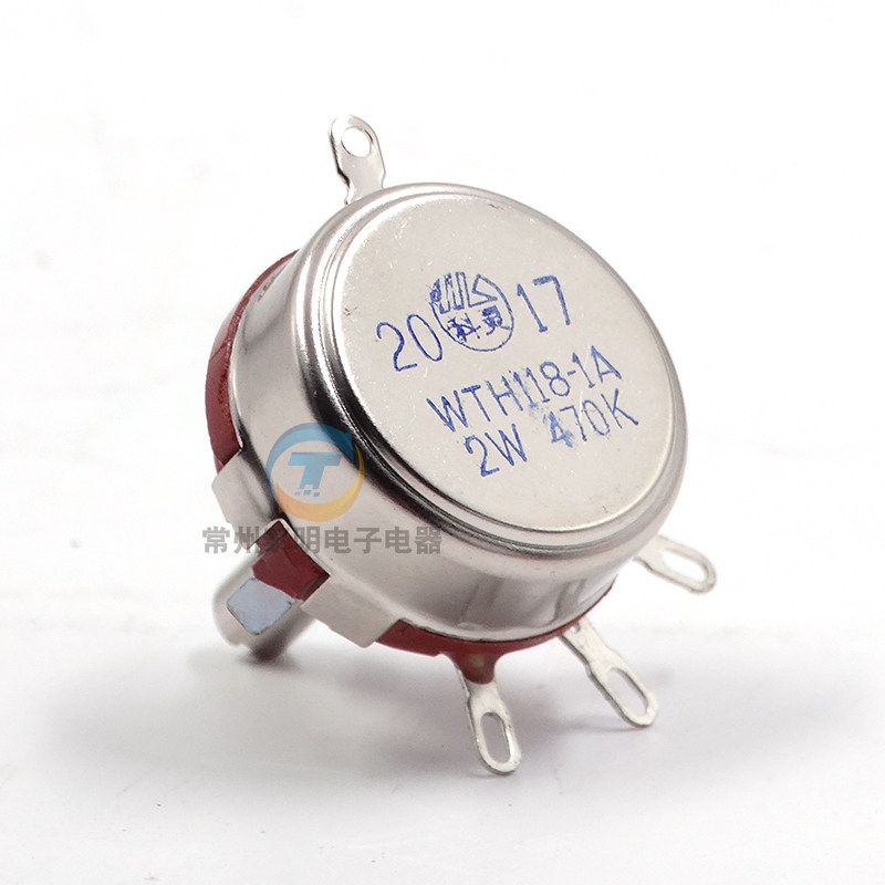 固态调压器SSVR专用单圈合成碳膜电位器单联WH1181A 2W 470K WTH
