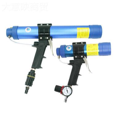 310ML硬胶400ML装00ML软胶筒可调速气动玻 璃胶枪结构6胶硅WBK胶