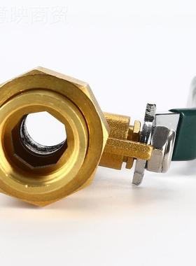 开玉环BYL过昌汇阀门工业活接内丝黄铜球阀电镀铜球球阀滤器阀关