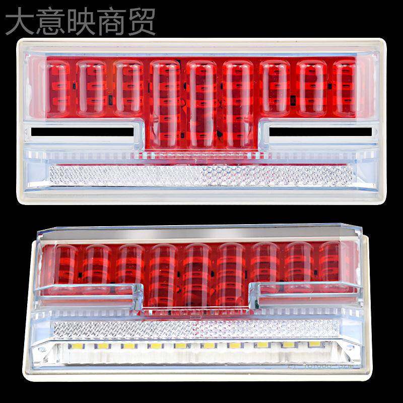 货车边灯4v大防超亮强光2照地5D水工QBR字车腰灯led侧灯轮胎灯倒