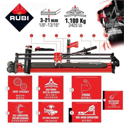 比全新机款KKNM瑞ING原厂高精度瓷砖切砖割推刀手动地拉刀手持式