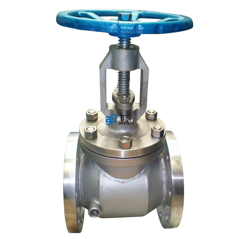 BZ41W-16P保温闸阀 法兰304不锈钢夹套保温闸阀DN15~DN300