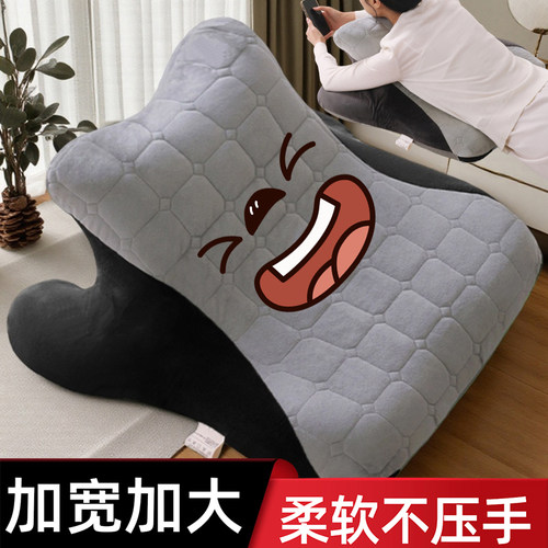 加宽加大4斤重趴睡枕卧室俯卧位趴着睡觉玩手机枕头多功能趴床枕