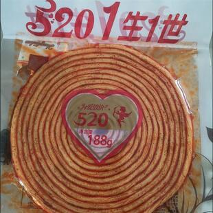 穗之杰一生一世520辣条网红超长香辣巨型Plus大包小零食爱心辣条