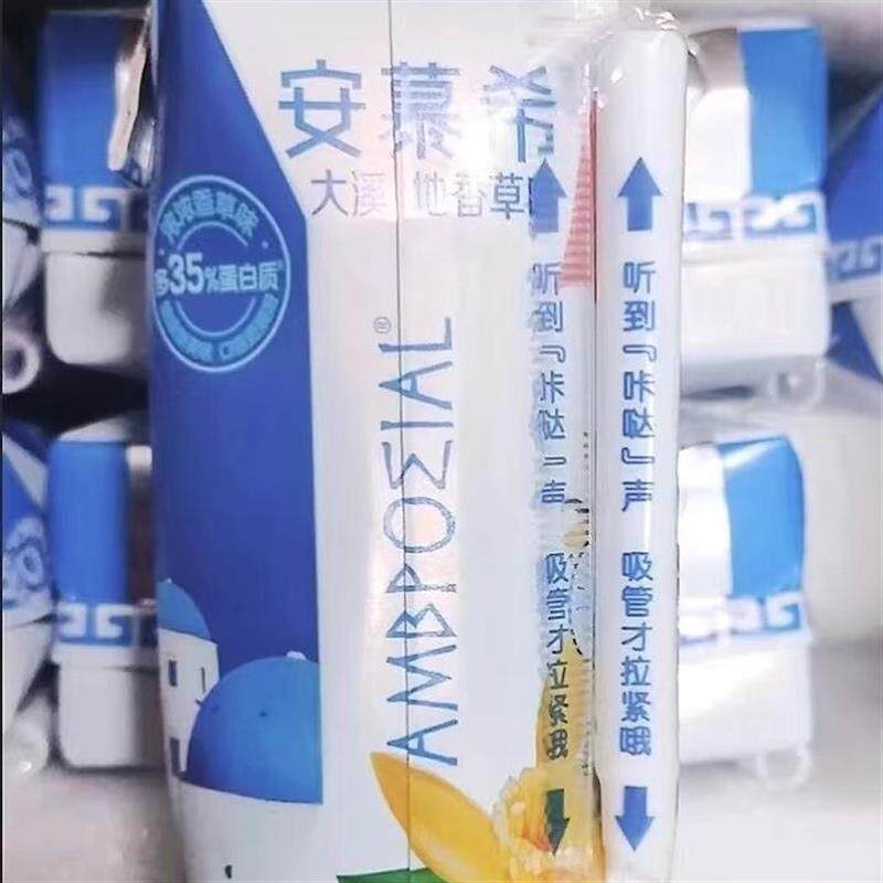 3月 伊利安慕希大溪地香草酸奶205g*10盒整箱学生营养牛奶早餐奶