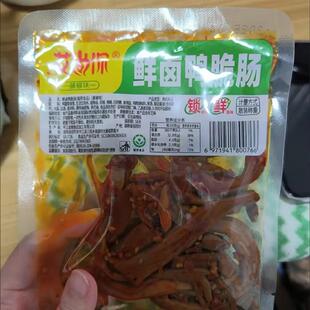 香辣鸭脆肠鸭食管鸭板肠熟食短保锁鲜袋装开袋即食下酒菜