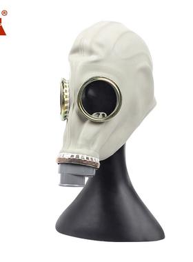 唐人防毒面具RD40螺旋式接口橡胶全面具搭配滤毒盒使用化工专用