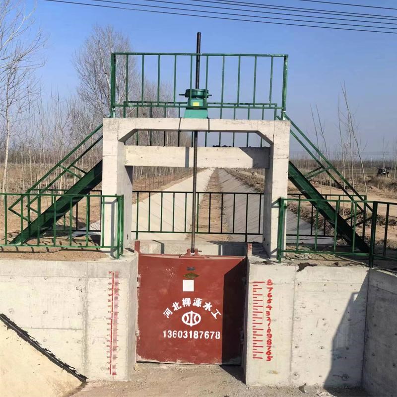 闸门启闭机厂家铸铁镶铜一体式手动电动螺杆式P水闸提升机水渠水