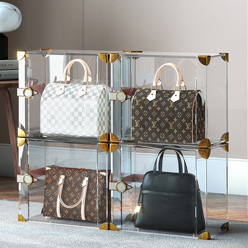 【奢品收纳】不止收n纳包包收纳盒衣柜防尘亚克力置物架透明展示