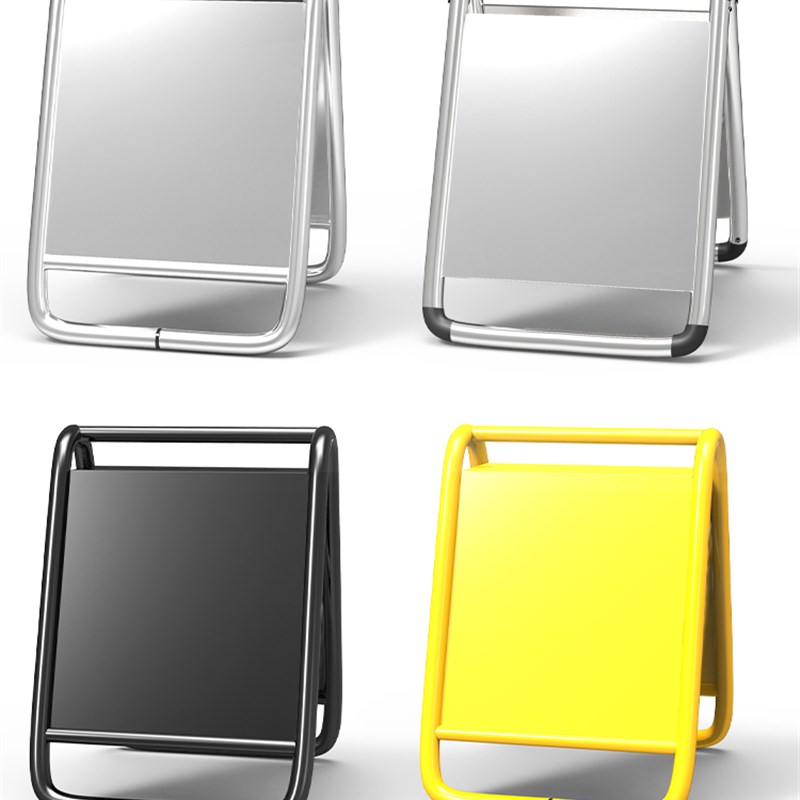 请勿泊车c告示牌不锈钢禁止停车警示牌专用车位小心地滑a字警示桩