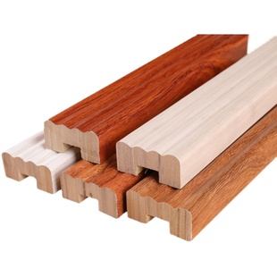 实木罗马柱免漆j装饰线条衣柜封边条生态免漆板收口压边装饰排线