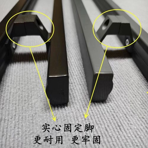 加厚方管拉手肯i德基门铝合金把手防夹手玻璃门有框门推拉木门扶