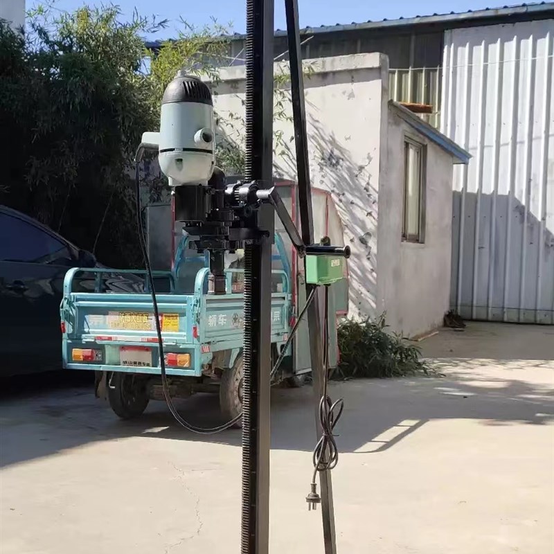 手摇支架打井机家用大q功率自动打水钻井机打土井器械钻探设备