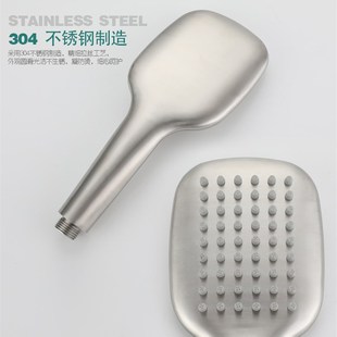 增压花洒304不锈钢喷头淋浴超强加压大出水量洗澡V喷淋莲蓬头套装