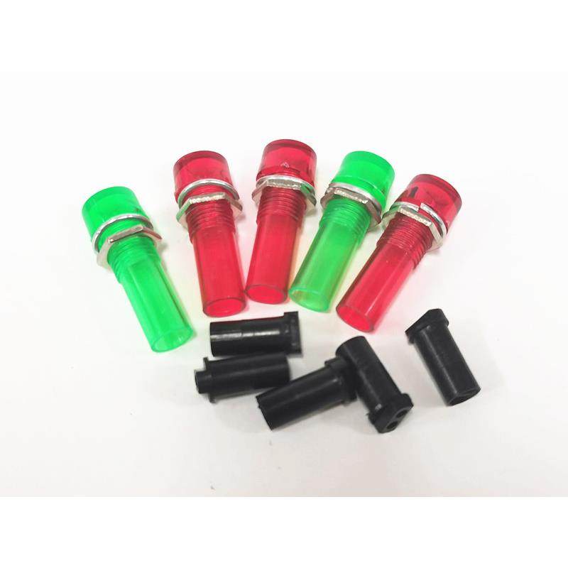 电源信号灯 LED指示灯 XD10-3 10MM 红色/绿色/黄色 220V塑料外壳