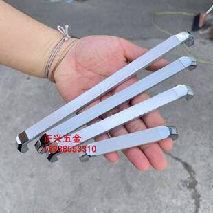 太空铝橱柜锌合金加厚粗衣柜门抽屉拉手简约太空铝双色铬色607