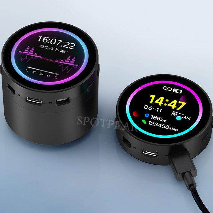 小智ESP32-S3开发板1.85寸圆形LCD显示屏语音AI音箱盒子 DeepSeek