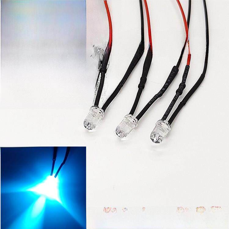 5mm超亮发光二极管3V5V6V12V24V220V带线Led灯珠小型设备指示灯