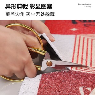 进门大门口门垫玄G关防滑丝圈脚垫家用可裁剪地 入户地垫2024新款