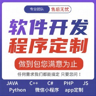 java程序设计web项目php系统python程序开发C++开发代码定制程序