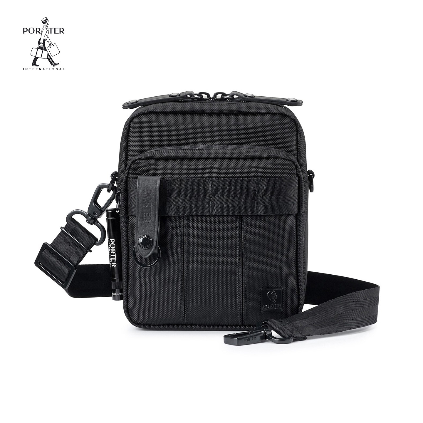 Porter InternationalNEW HEAT尼龙手电斜挎小方包手机包斜挎包男,箱包皮具/热销女包/男包,男士包袋,淘宝优惠券,粉丝福利购,淘宝优惠卷