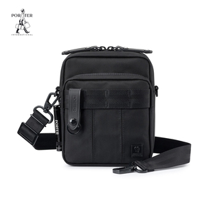 Porter InternationalNEW HEAT尼龙手电斜挎小方包手机包斜挎包男