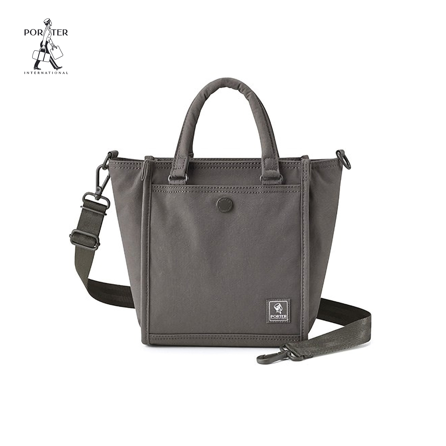 SWING仿棉斜纹手提包小号