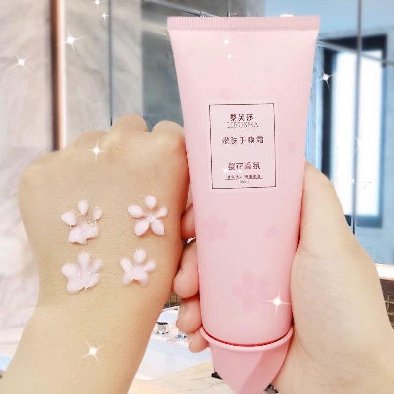 正品香氛樱花护手霜女夏季滋润保湿补水香味持久留香防开裂旗舰店