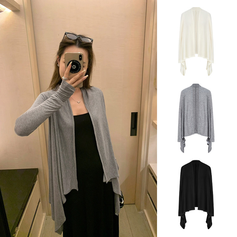 MosesQueen魔西女王纸片人针织防晒开衫薄款外搭披肩外套空调上衣 - 魔西女王森屿女装店出品