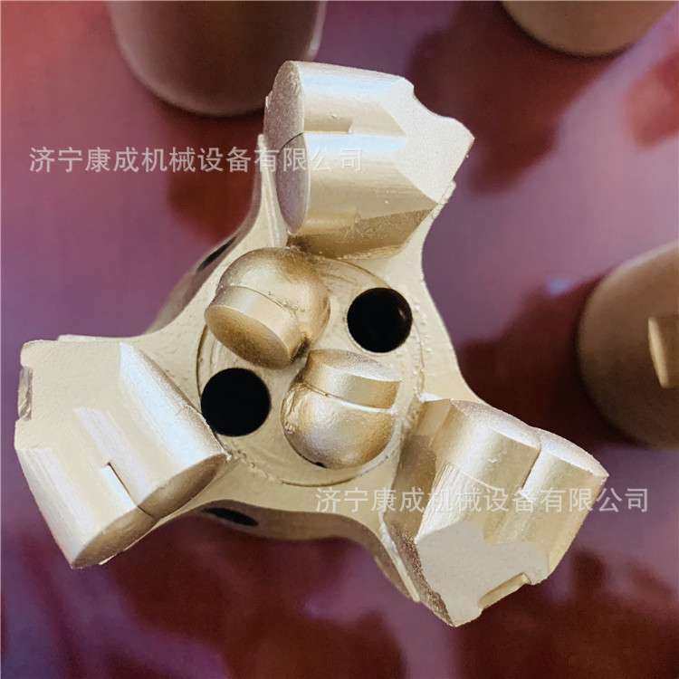 矿用三翼金刚石复合片 钻头烧结体金刚石钻头耐磨PDC三翼取芯钻头