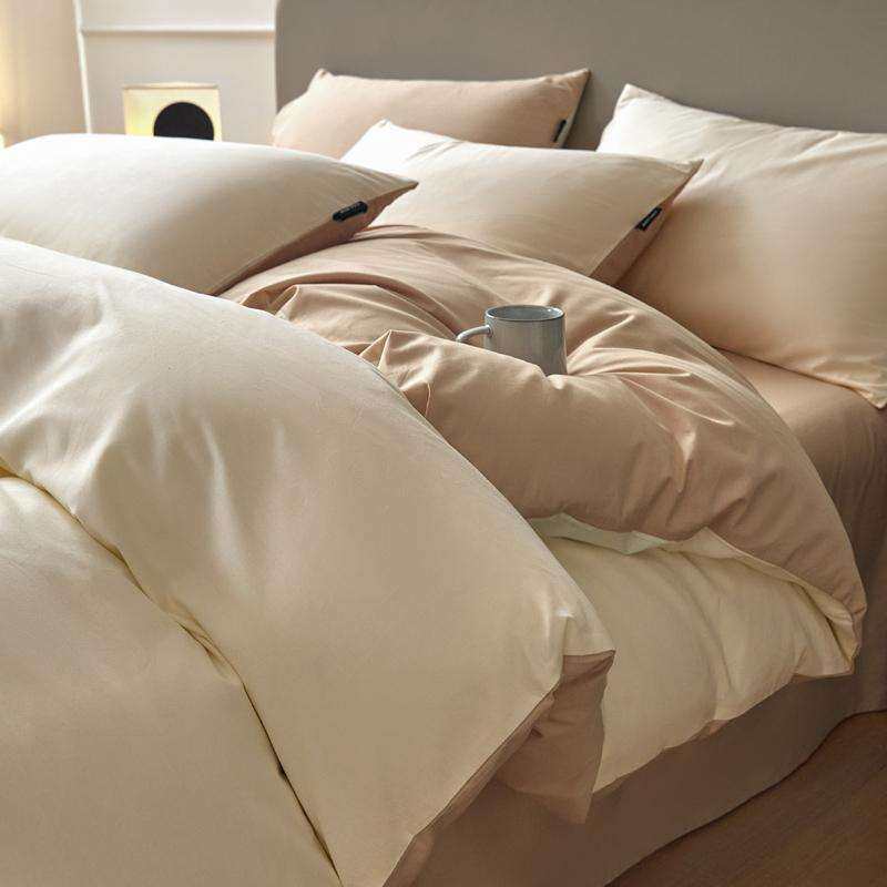 春季纯棉四件套简约纯色全棉床单被罩南通床上用品宿舍被套三件套,包装,电子元器件包装,淘宝优惠券,粉丝福利购,淘宝优惠卷