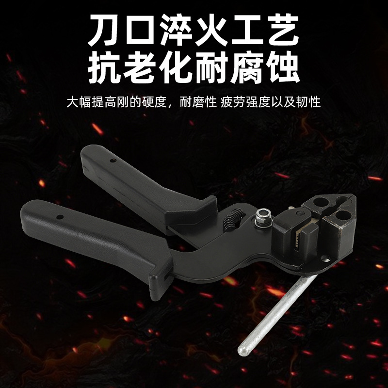 厂家直销不锈钢扎带钳手持钳扎带收紧器自锁式船用打包机捆扎工具