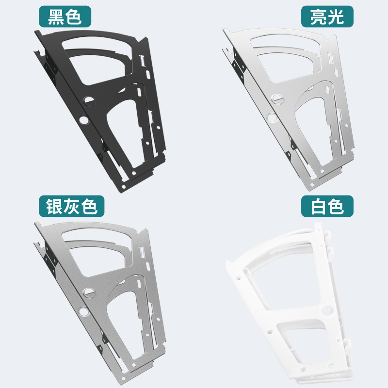 加厚不锈钢翻斗式鞋柜旋转下翻柜内鞋架隔板单层双层三层翻转鞋架