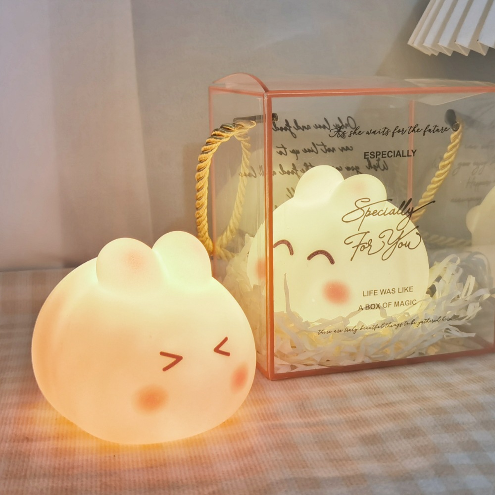 可爱兔子小夜灯夜市摆摊网红小玩具卡通少女心氛围灯活动礼品