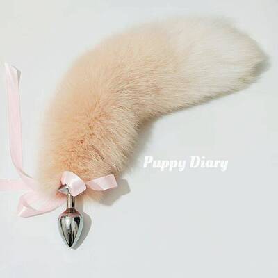 Puppy*真毛狐狸尾巴女小狗尾巴新手可拆卸cosplay可爱尾巴道具