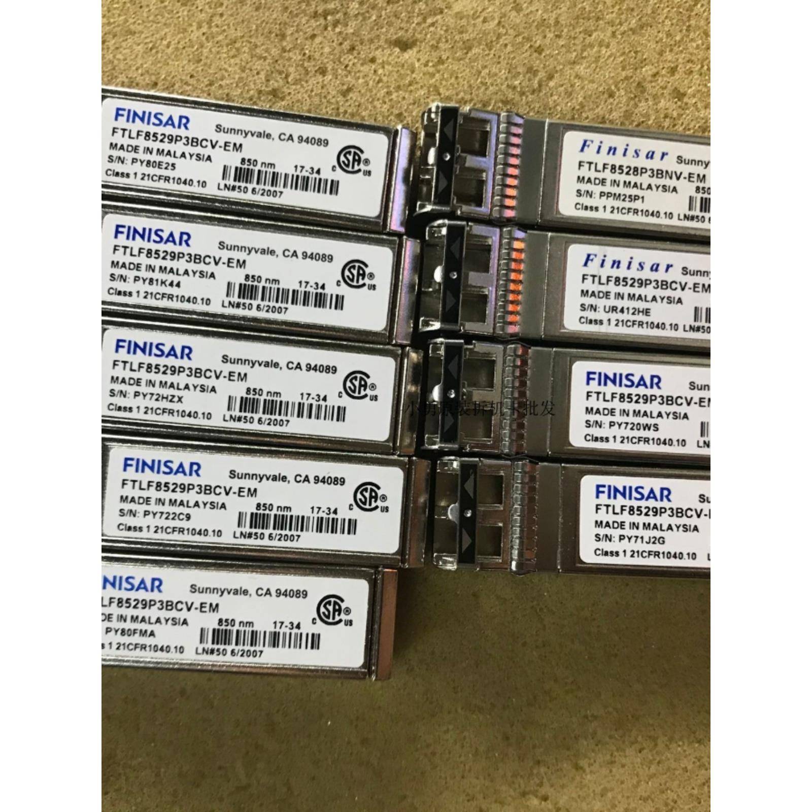 Finisar FTLF8529P3BCV-EM SFP+ 16G 850nm 多模光模块 LPE16002