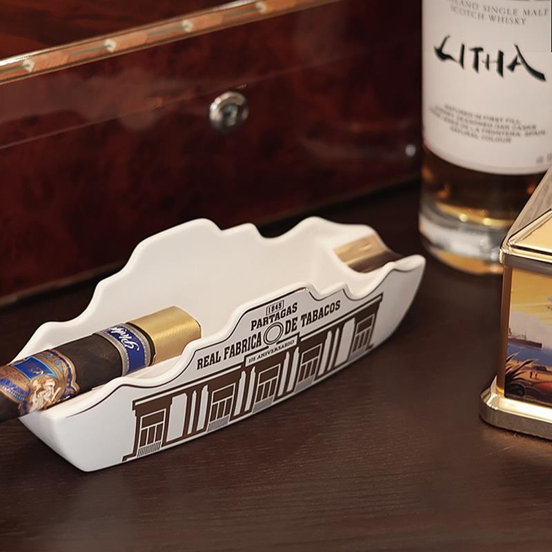 Partagas帕特加斯175周年雪茄专用烟灰缸高端家用客厅陶瓷雪茄缸